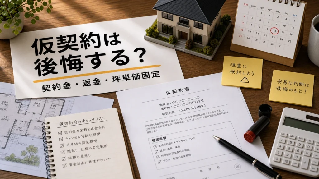 一条工務店の仮契約で確認したい契約書とチェックリスト