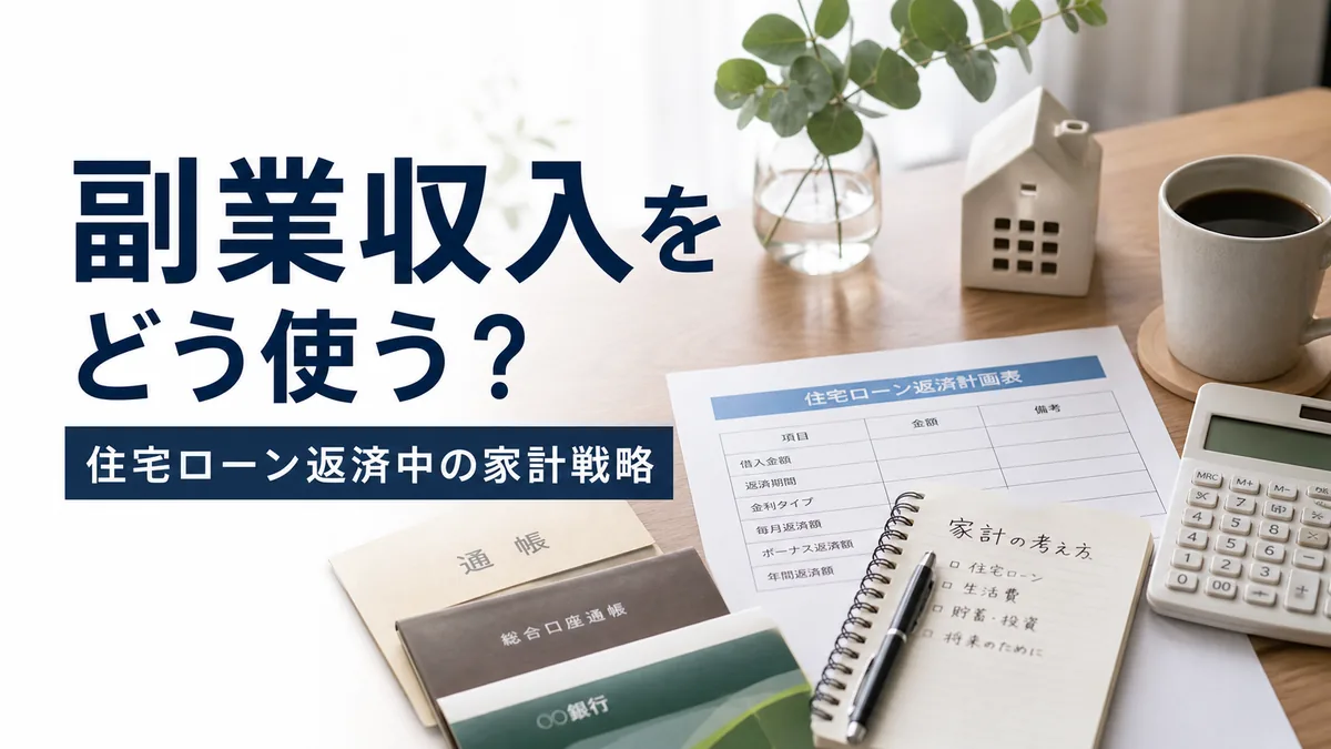 住宅ローン返済中に副業収入の使い道を考える家計ノート