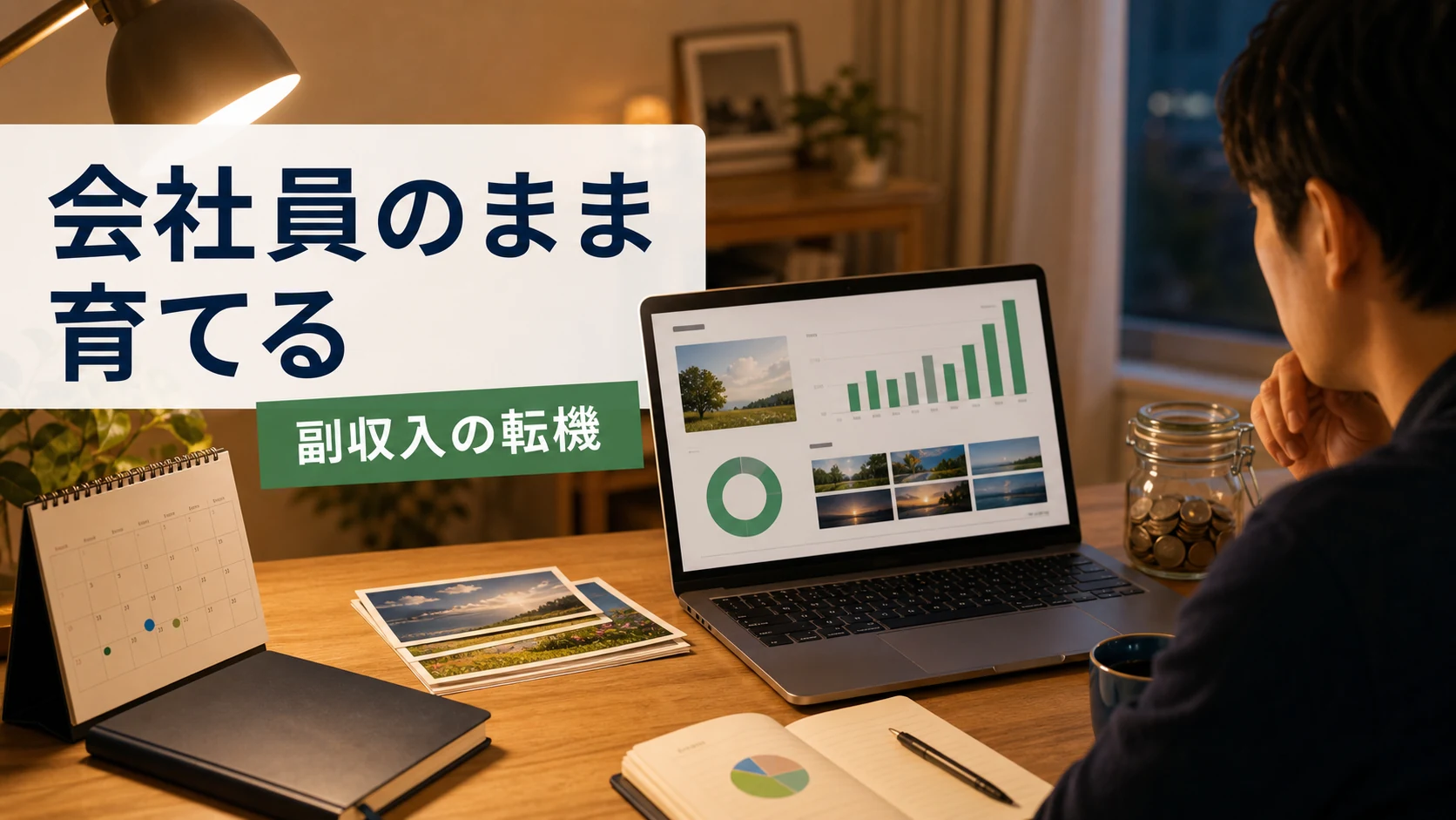 会社員のままストックフォト副収入を育てる作業環境