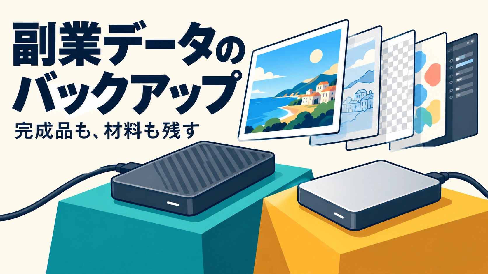 公開用画像だけでなく原稿・原本・編集材料も残すという記事の到達点を示す
